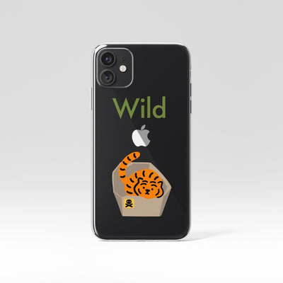 Wild tiger  iPhoneケース