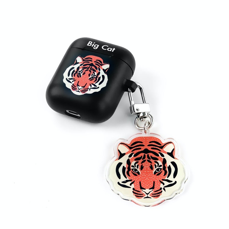 [12PM] Flower tiger key ring 