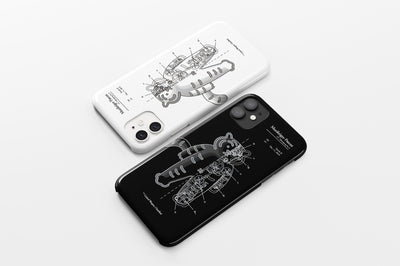 Robot tiger 2 types iPhone case
