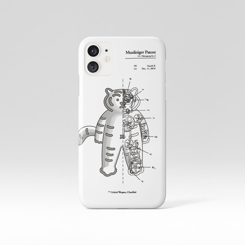 Robot tiger 2 types iPhone case