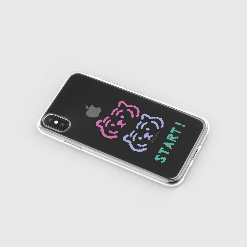 Pixel tiger iPhone case