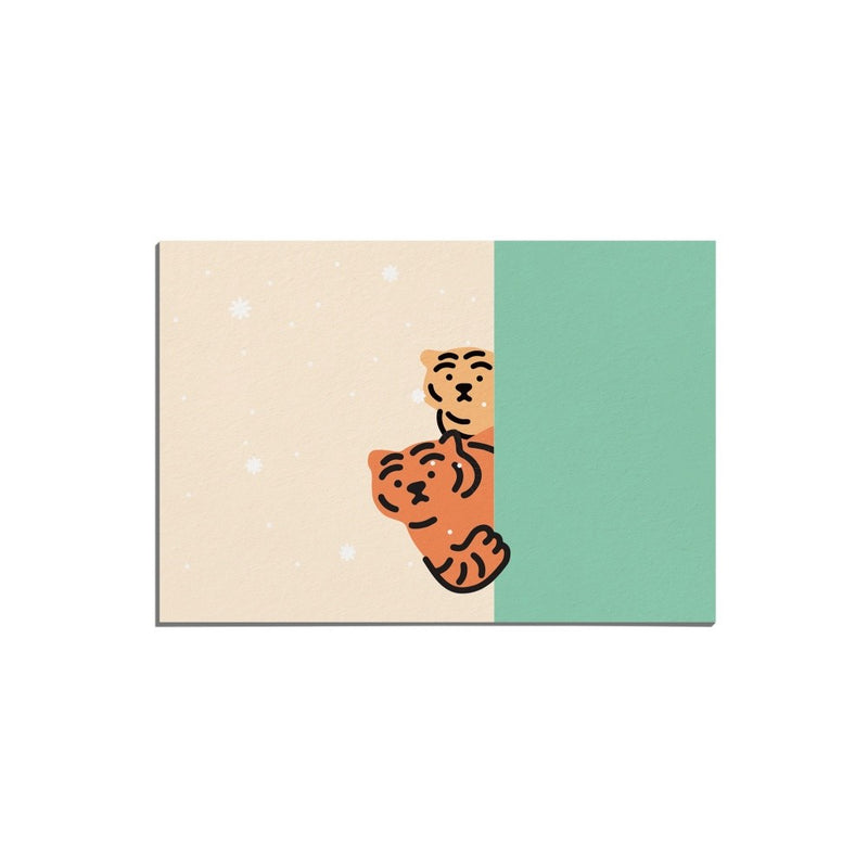 friends tiger postcard