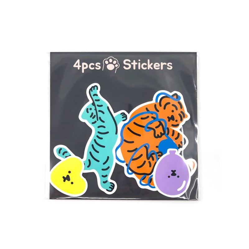 oops tiger &amp; hey tiger peace sticker