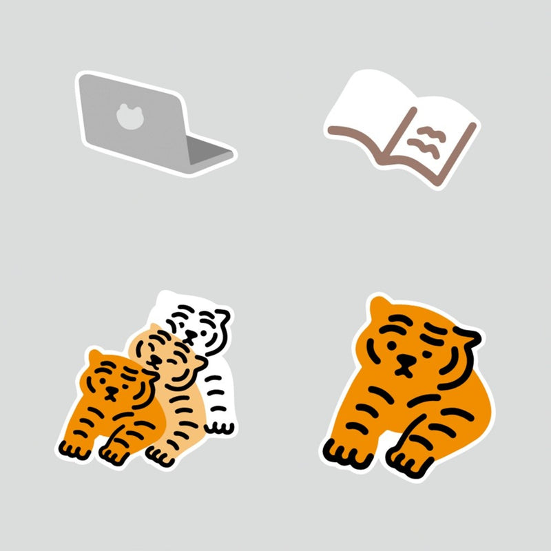 [12PM] three Tiger Peace Sticker