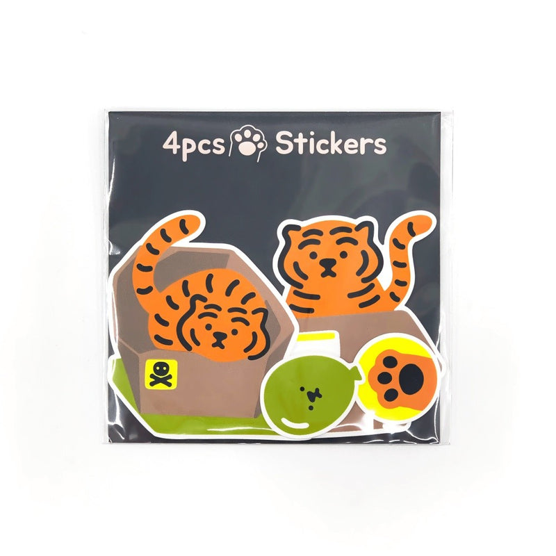 Box Tiger Peace Sticker