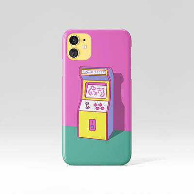 Pixel game machine 2 types iPhone case