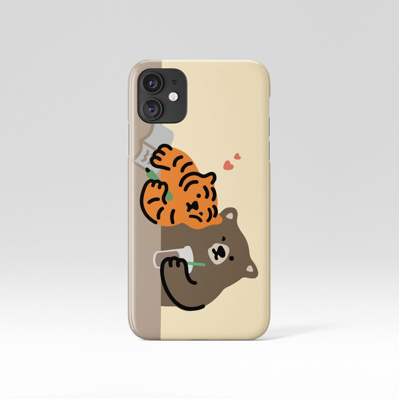 Study tiger iPhone case