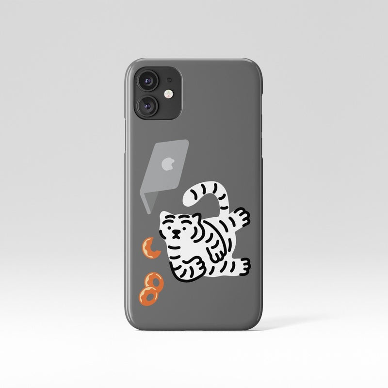 Donut tiger iPhone case