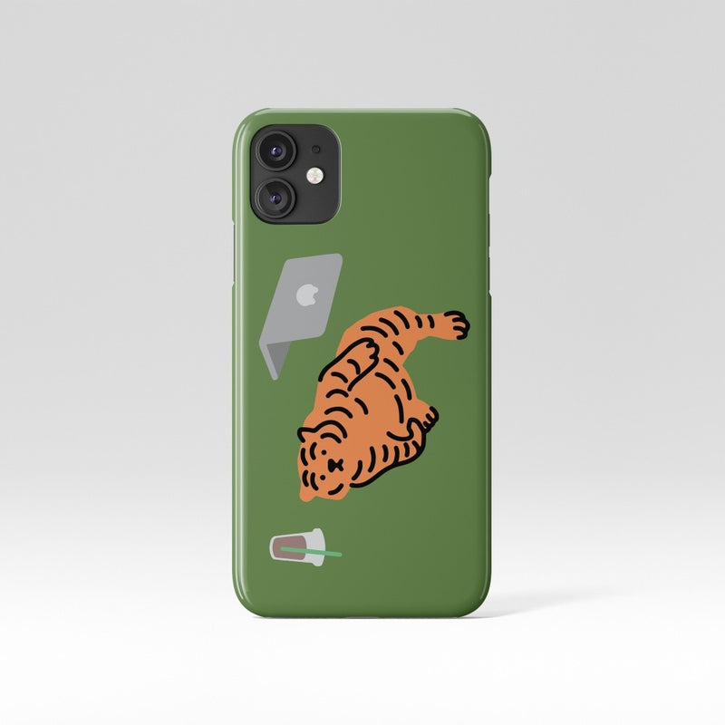 Americano tiger  iPhoneケース