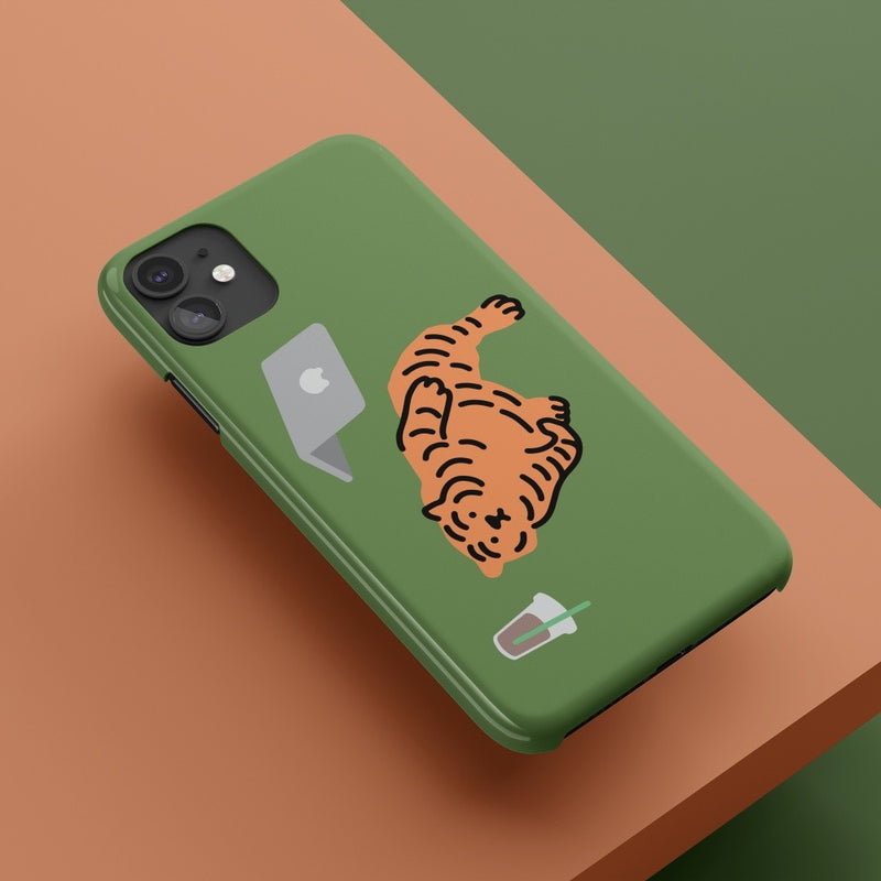 Americano tiger iPhone case