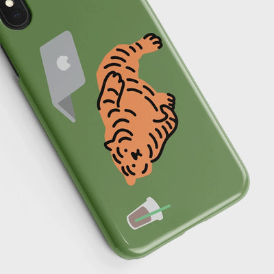 Americano tiger  iPhoneケース