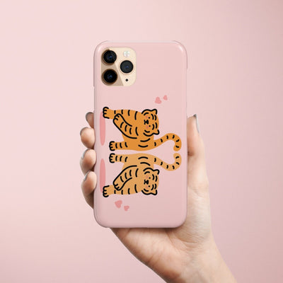Heart tiger 2種  iPhoneケース