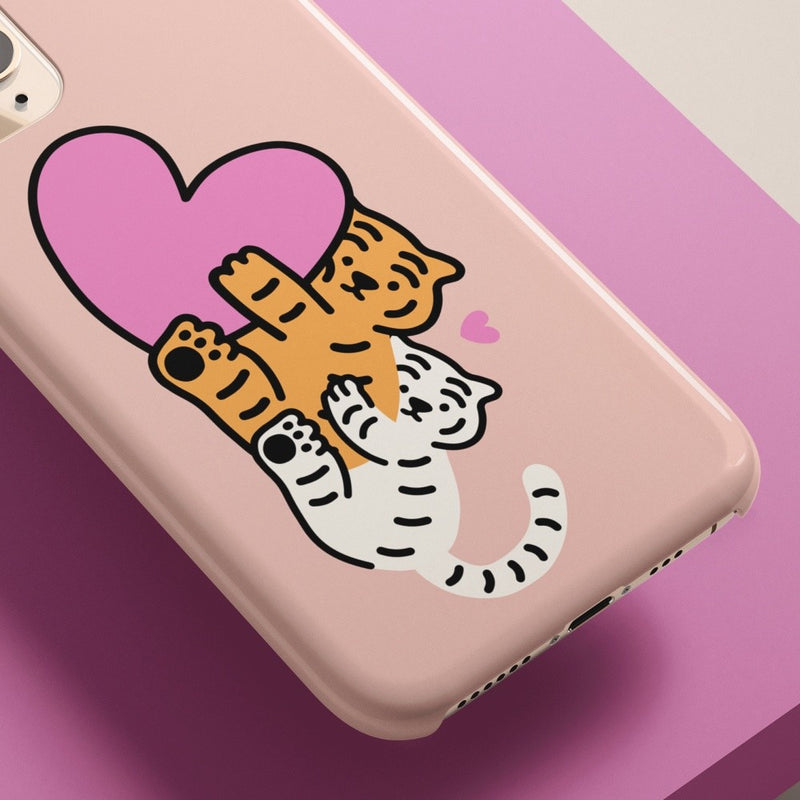 Hug tiger 3種  iPhoneケース