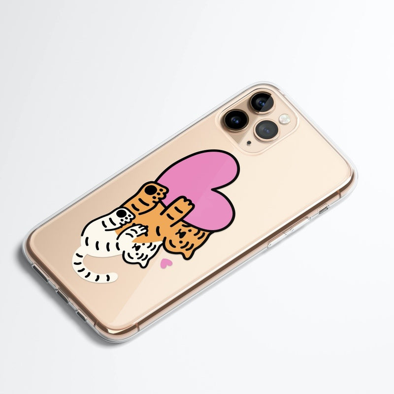 Hug tiger 3種  iPhoneケース