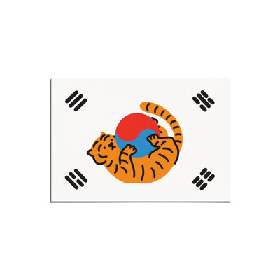 Taegeuk tiger ポストカード