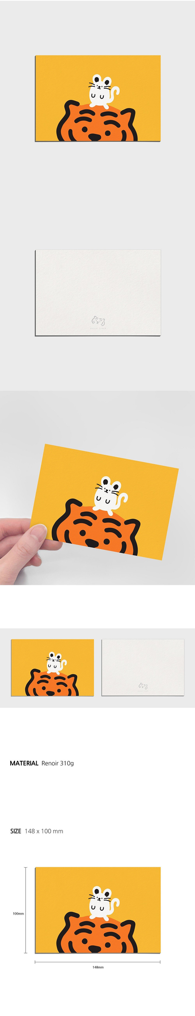 tiger＆mouse　ポストカード