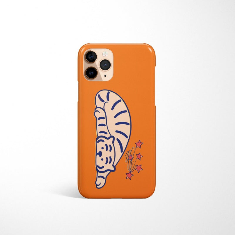 Spinning tiger 4 types iPhone case
