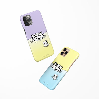 Swimming tiger &amp; mouse 3 types iPhone case