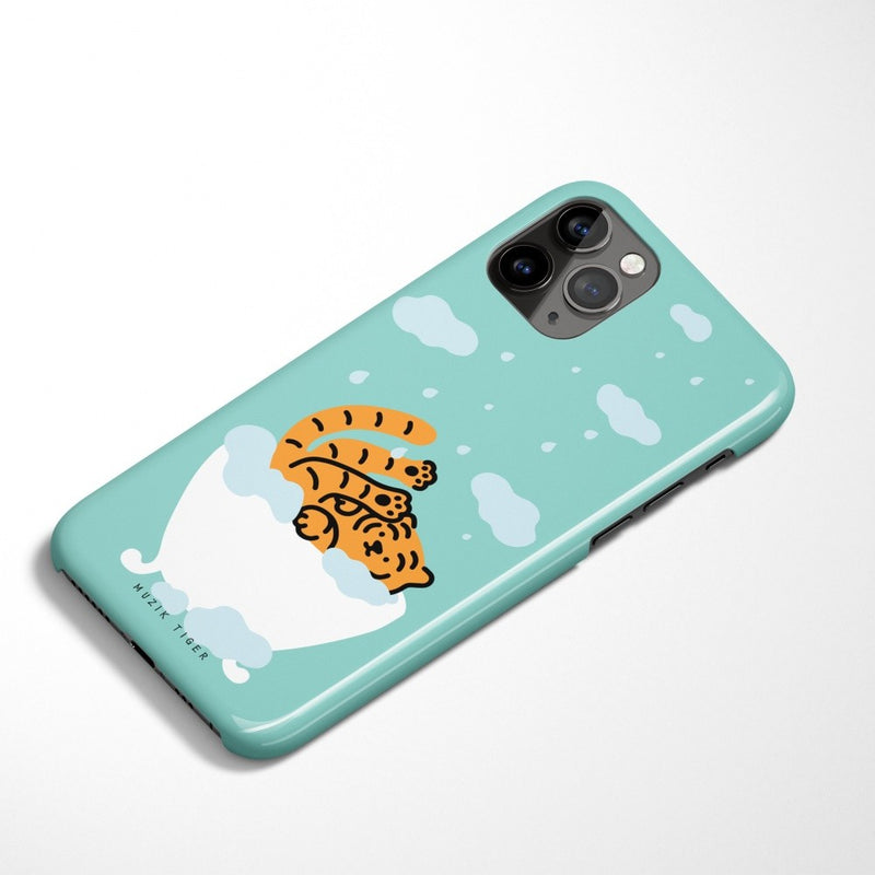 Shower tiger 4 types iPhone case