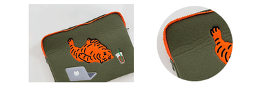 Hug tiger computer case