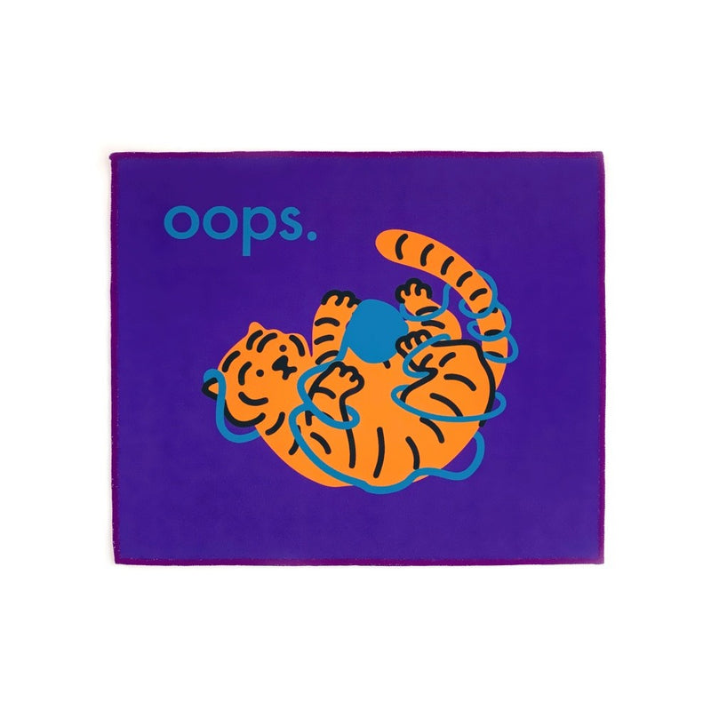 Oops tiger mouse pad