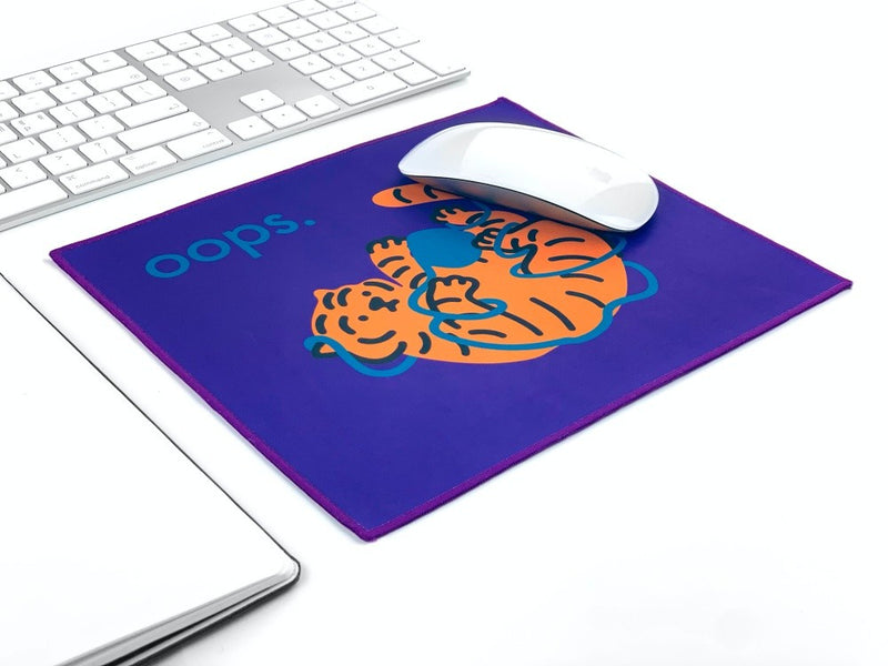 Oops tiger mouse pad
