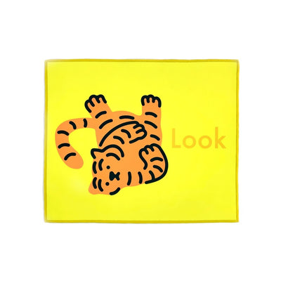 look tiger mouse pad