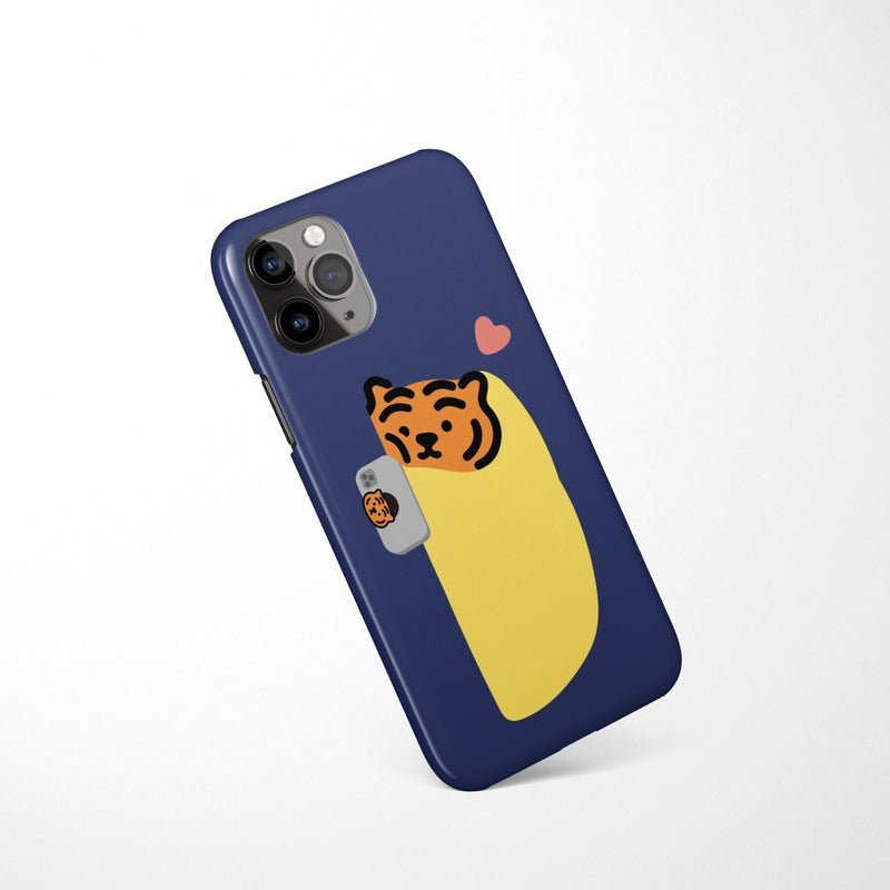 Blanket tiger iPhone case