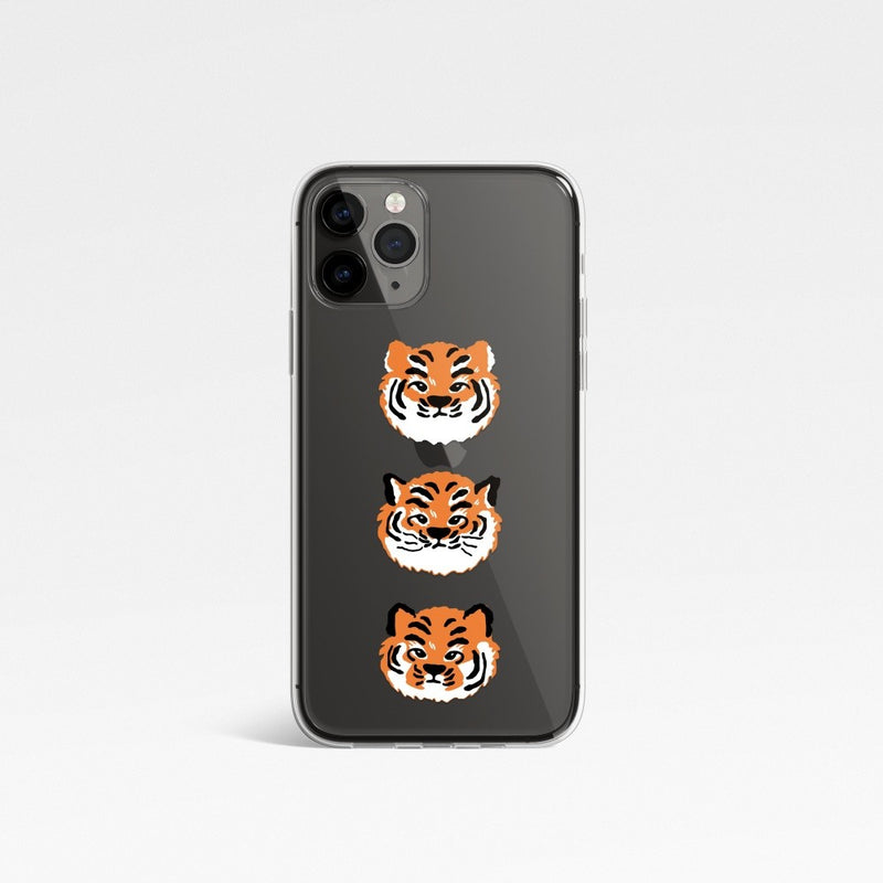 Tiger trio iPhone case