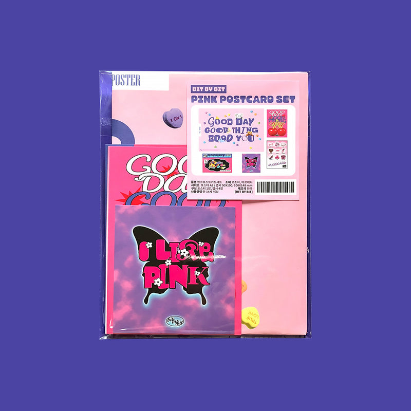 [HODU3"] Pink Postcard Set
