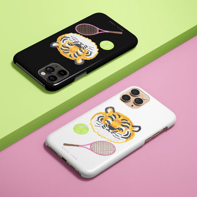 Tennis tiger 3 types iPhone case