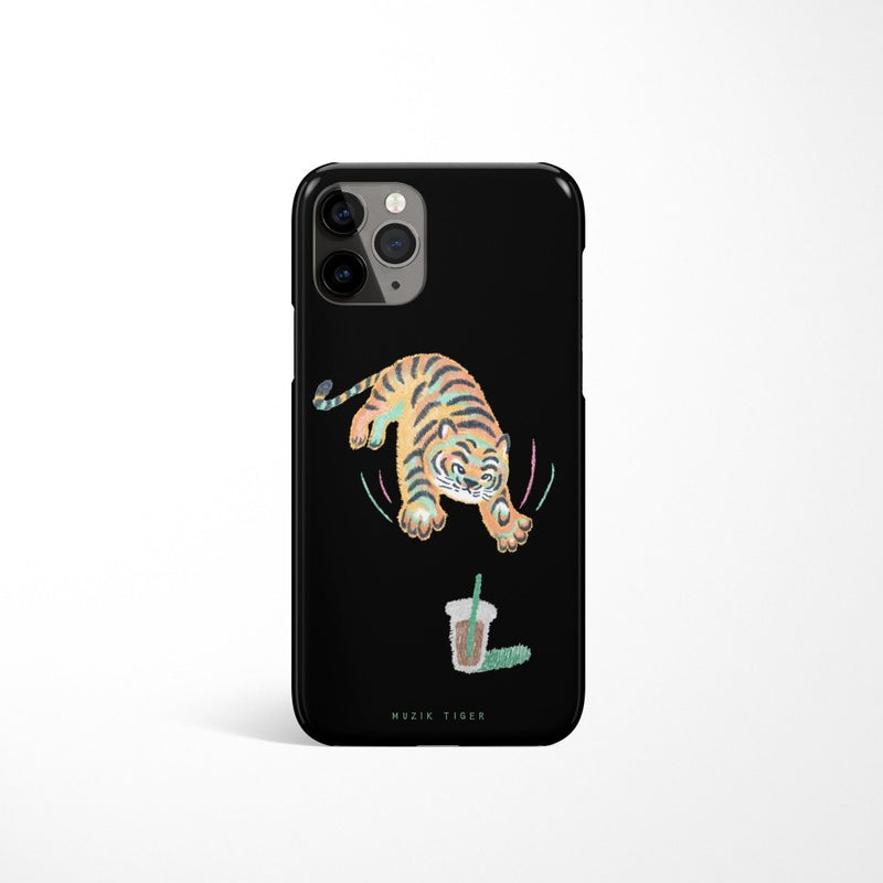 Coffee hunting tiger 3種  iPhoneケース