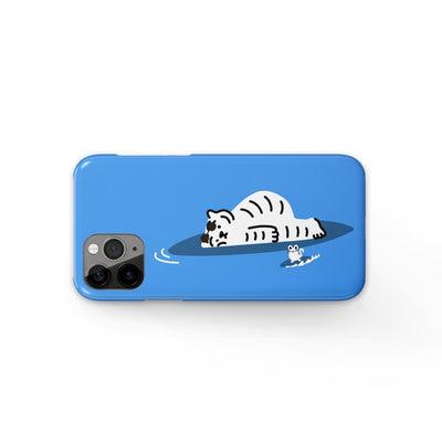Lazy surfing tiger 4種  iPhoneケース