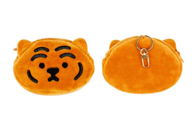 Tiger fat tiger key ring pouch