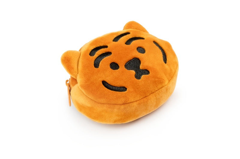 Tiger fat tiger key ring pouch