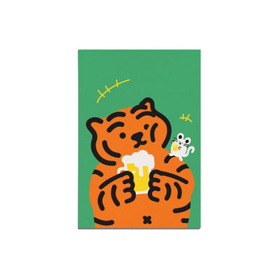Beer Tiger Postcard