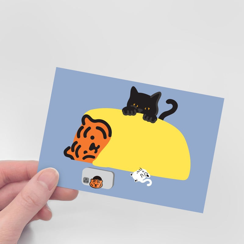 Blanket Tiger Postcard