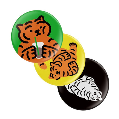 Tigers Tin Badge Set