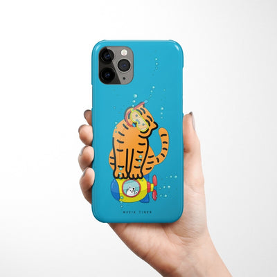 Scuba tiger iPhone case