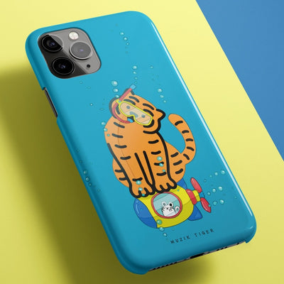 Scuba tiger ２種  iPhoneケース