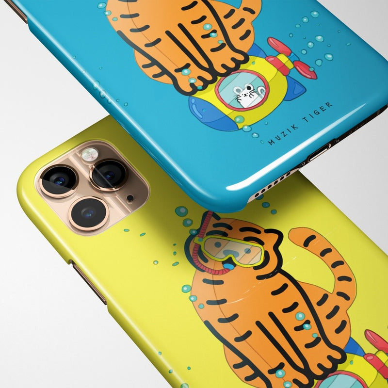 Scuba tiger iPhone case