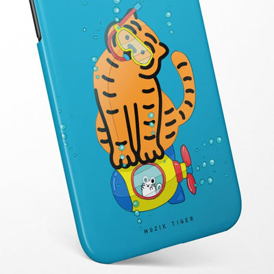 Scuba tiger ２種  iPhoneケース