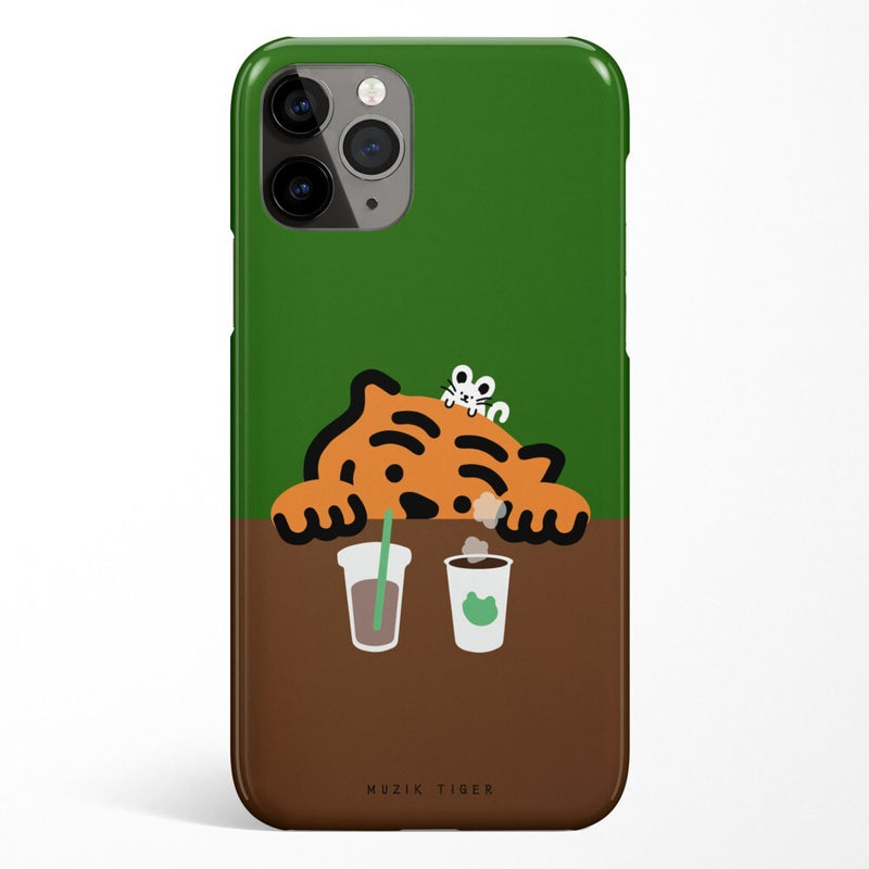 [12PM] Iced Hot Coffe Tiger 4種  iPhoneケース