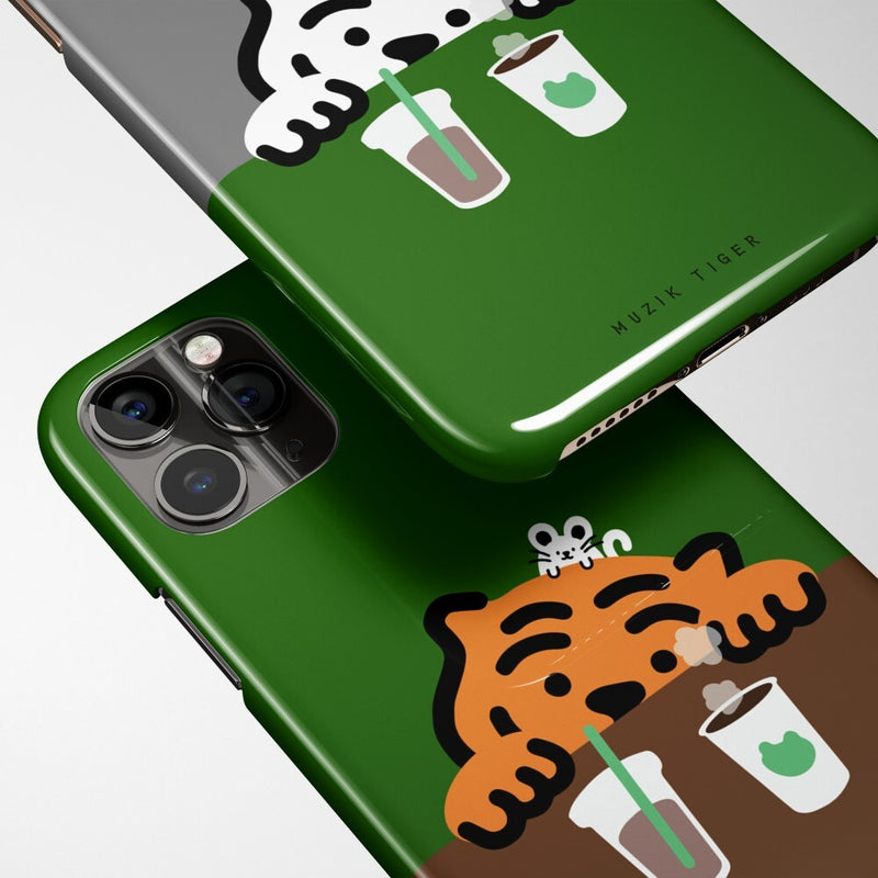 Iced Hot Coffe Tiger 4種  iPhoneケース