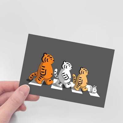 GoGo Tiger Postcard
