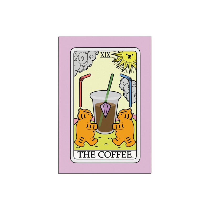 coffee tarot　ポストカード