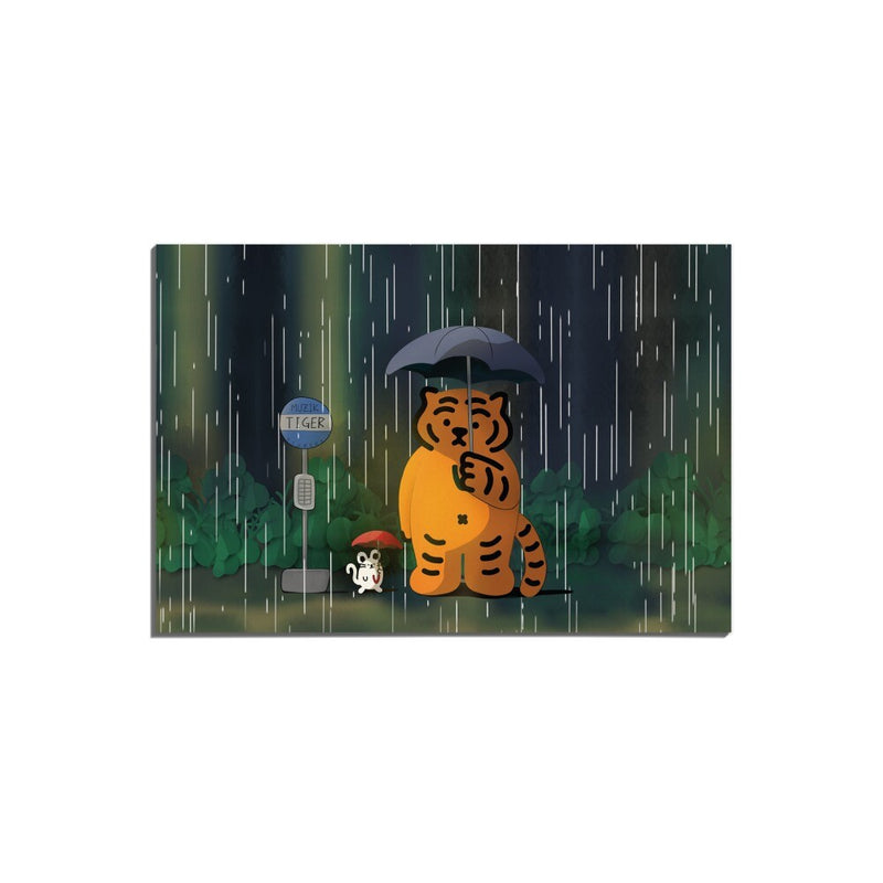 My neighbor Tiger ポストカード