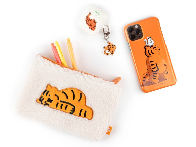 Tiger Fluffy Pouch