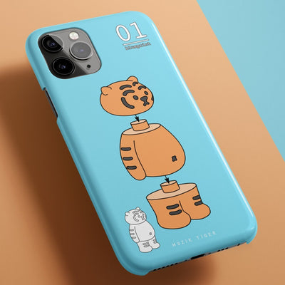 Block tiger 3 types iPhone case