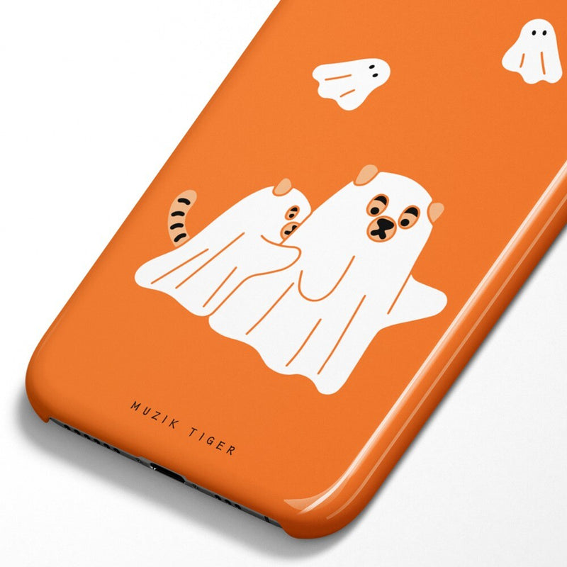 Ghost hug tiger 3 types iPhone case